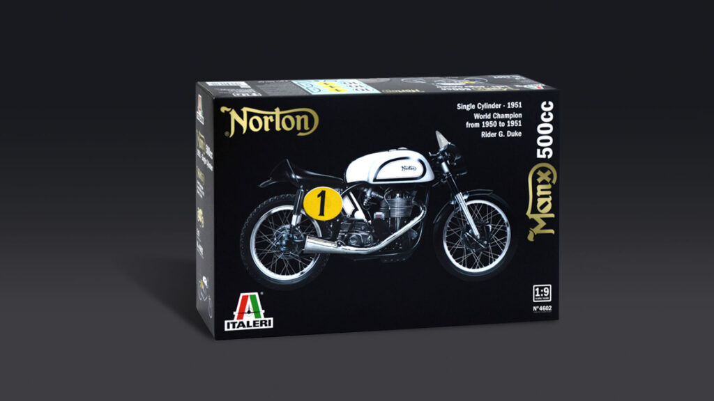 Italeri Norton 500cc Motorcycle Scale Model 1:12