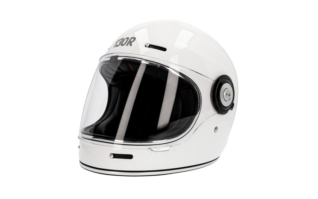 130R Mino White Gloss Helmet